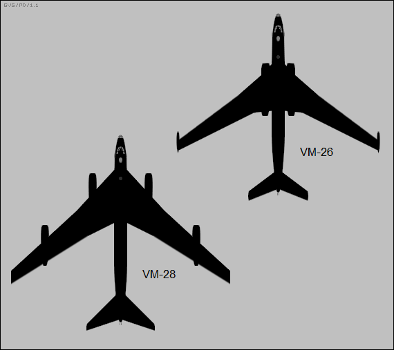 Myashishchev VM-26, VM-28