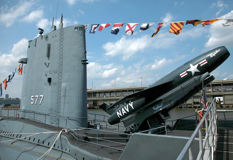 Vought Regulus I on USS Growler