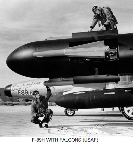 F-89H with Falcons