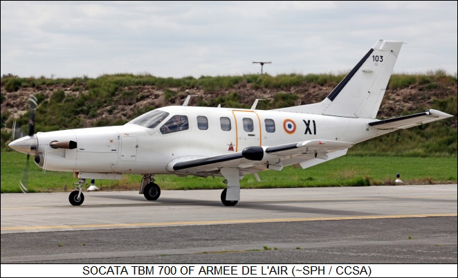 SOCATA TBM of Armee de l'Air