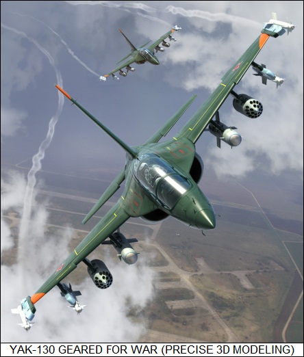 Yakovlev Yak-130 geared for war